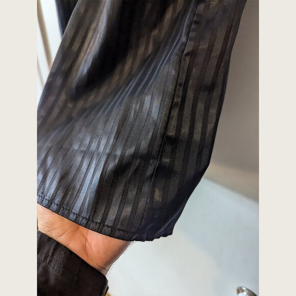 HAN KJOBENHAVN - Black striped shirt - Sz M - Picture 5 of 9